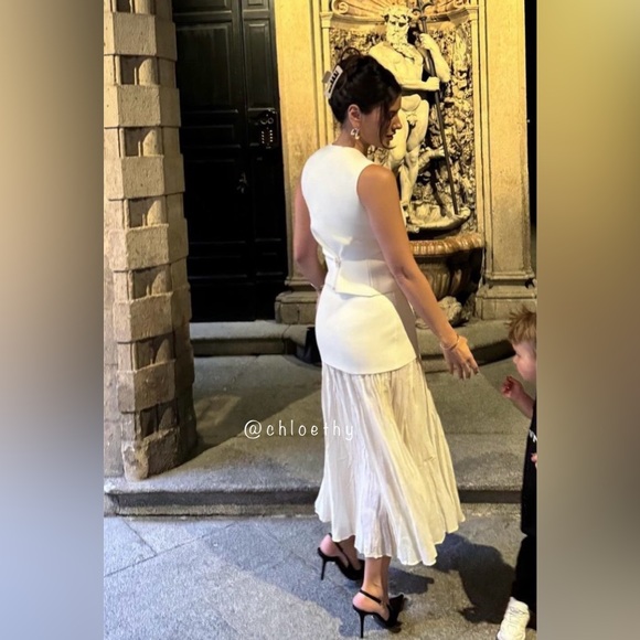 Zara MIXED PLEATED KNIT SKIRT - Picture 12 of 15